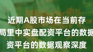 近期A股市场在当前存量博弈格局里中实盘配资平台的数据观察深度